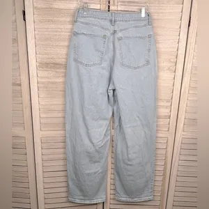 WILD FABLE Highest Rise Baggy Jeans with Distressing-8/29R thumbnail 2