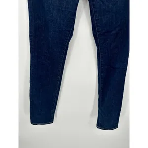 Madewell‎ Alley Straight Jeans Womens 28 Blue Dark Wash Denim E0495 Cotton Blend thumbnail 3
