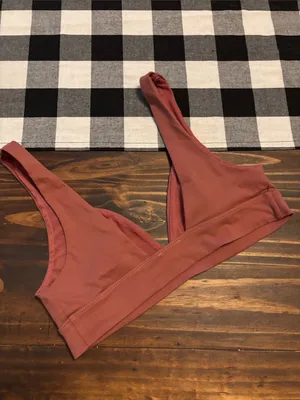 Free People intimately mauve dusty rose bra medium thumbnail 2