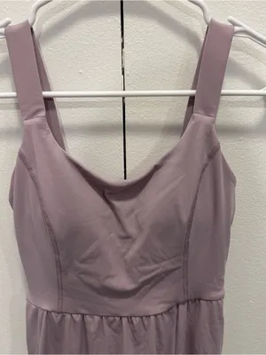 NWOT Halara Purple SoftlyZero Airy Cool Touch Midi Casual Dress thumbnail 8