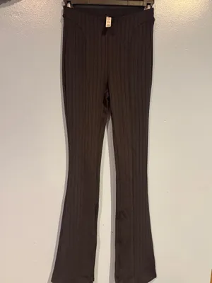 Alo Yoga High-Waist Pinstripe Zip It Flare Legging thumbnail 6