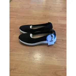 Time And Tru Women's Comfort Black Ballet Flats Shoes Black White Size 8 thumbnail 7