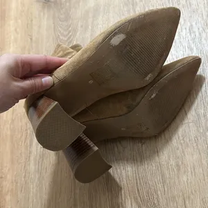 VICI | Tan Dev Faux Suede Slouchy‎ Western Pointed Block Heel Ankle Boots, 6 thumbnail 7