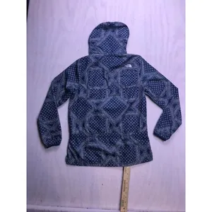 The North Face Fanorak Windbreaker Womens XS Blue Excellent Bandana Print Jacket thumbnail 8