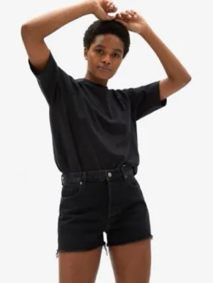 EVERLANE The Cheeky Short In Washed Black thumbnail 1