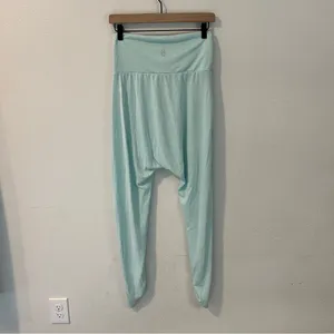 Free People Movement Echo‎ Harem Pants Super Soft Mint Green Cinched Ankle XS thumbnail 6