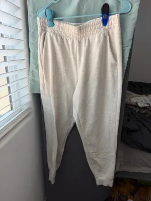 Athletic Works Oatmeal Jogger Sweatpants  thumbnail 2