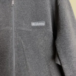 Columbia Fleece Jacket XXL Gray Full Zip Activewear Outdoor Layering Hiking Fall thumbnail 9