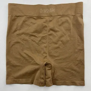 Gymshark Large Seamless Boxers Shorts Underwear Back‎ Band Logo Beige High Rise thumbnail 6