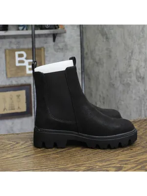 NEW Journee Collection Womens Faux Suede Chelsea Boots Black 8M thumbnail 6