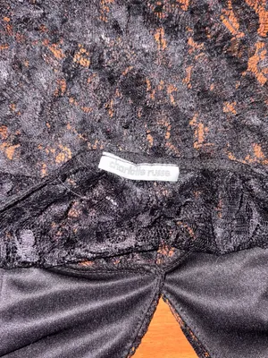 Charlotte Russe Black Lace Halter Top thumbnail 3