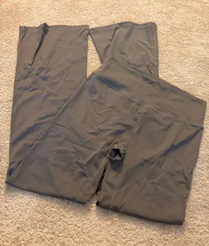 Grey Yoga Pants Gray Size XXL thumbnail 1