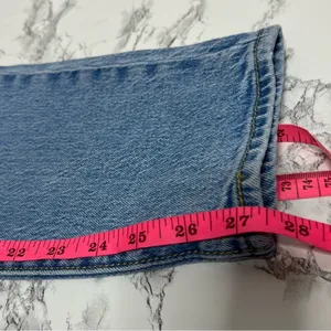 Levi's Premium wedgie for ankle light‎ wash jeans Sz 25 thumbnail 8