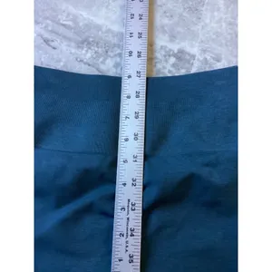 Alphalete Amplify Seamless Scrunch Butt Biker Shorts Teal Blue Womens Small thumbnail 4
