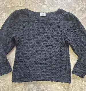 Wilfred aritzia winter Black Sour long sleeve knitted Sweater black size Medium thumbnail 1