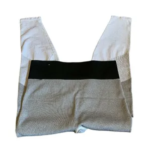 Aerie Chill Play‎ Move High Waisted Seamless Ribbed Colorblock Leggings L thumbnail 2