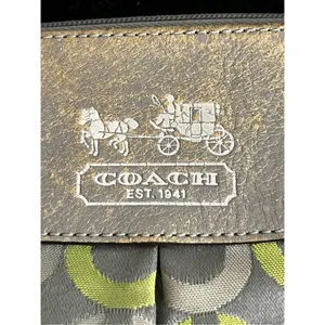 Coach Madison Op Art Signature Messenger Swingpack Crossbody Handbag thumbnail 4
