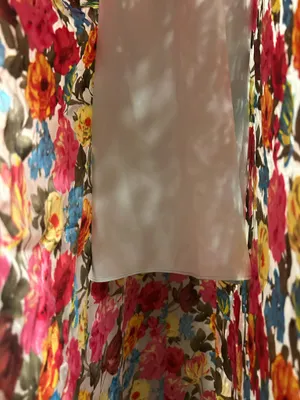 Christina Floral Mint High Low Just Bloom Silk Blend Dress thumbnail 4