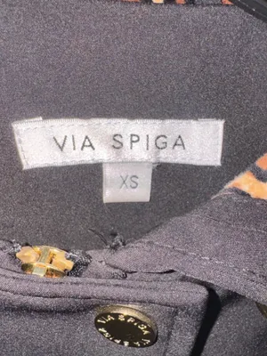 Via Spiga Black Hooded Trench Coat with Leopard-Print Lining thumbnail 3
