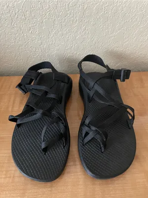 Women’s Chaco ZX Dual Adjustable Straps Classic Sandal Size 9 Black No Slip thumbnail 5