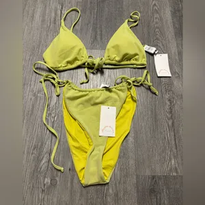 Dippin Daisys Lime Sparkle Bikini Set thumbnail 2