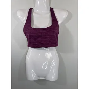 Outdoor Voices‎ Racerback Sports Bra Plum Purple Space Dye Women's XS Sporty thumbnail 2