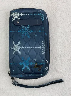 Lug Tram RFID Wristlet Wallet Blue thumbnail 1