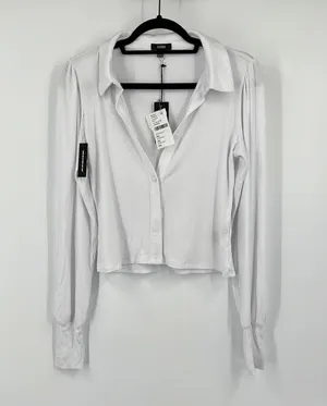 AFRM Santon Top in Blanc Small thumbnail 4