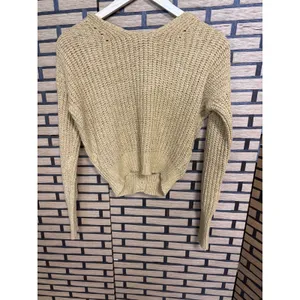 Moon & Madison‎ Tan Cropped Button Front Cardigan Size Small thumbnail 2