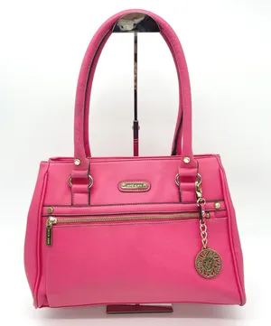 Anne Klein Satchel Shoulder‎ Bag Girly Pink Satchel Y2K Polished Elle Coquette thumbnail 1