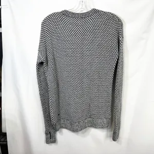Lululemon Yogi Crew Sweater Size 4 Inkwell Blue Honeycomb Knit Thumbholes‎ 243 thumbnail 13