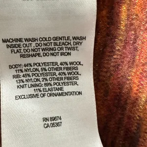 Mountain Hardwear Wool Blend Sweater Brown Full Zip Fleece Lined Women's Medium thumbnail 2