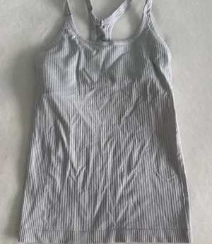 Lululemon Gray racerback tank top thumbnail 1