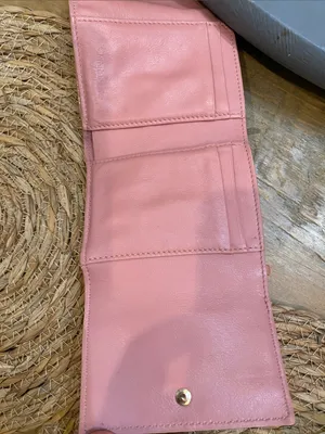 Christian Dior Lady Dior Lotus Quilted Patent Leather Cannage Wallet in Peachy Pink thumbnail 5