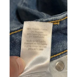 Everlane The Curvy Cheeky Jean Women’s 28 High Rise Crop Straight Leg thumbnail 9