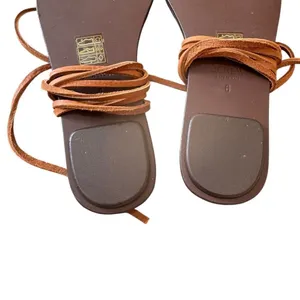 J.Crew Carsen made-in-Italy lace-up sandals in leather 6 thumbnail 4