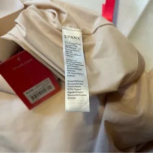 NWT SPANX Thinstincts High Waisted Mid-Thigh Shorts Nude Shapewear Size XL thumbnail 6
