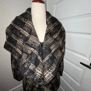Funktational Long Sleeve Lagenlook Wool Blend Coat thumbnail 3