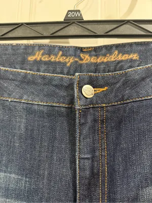 NWT Harley-Davidson Women's Dark Indigo Boot Cut Jeans Size 18 thumbnail 3