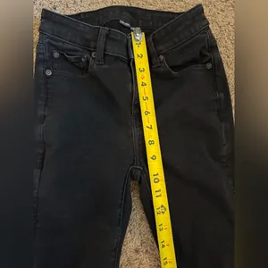 American Eagle Outfitters Distressed Black Hi-Rise Jeggings size 2 Short thumbnail 8
