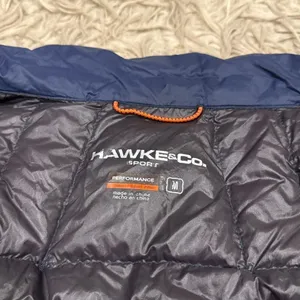 Hawke & Co. duck down puffer jacket size medium Blue thumbnail 3