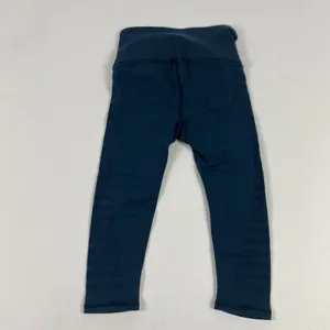 Lululemon Reveal Leggings Womens 4 Blue High Rise Seamless‎ Yoga Pants LW6ABZS thumbnail 2