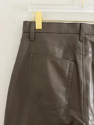 NEW Abercrombie & Fitch Curve Love Vegan Leather Cargo 90s Relaxed Pants 31/12 thumbnail 8