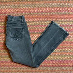 Wrangler Womens Premium Patch Western Cowboy Black Jeans thumbnail 3