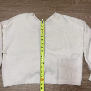 Le Lis Women's White Sweater With Ties Large thumbnail 5