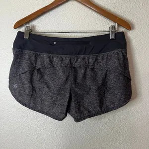 Lululemon Speed Up Short 2.5" in dark carbon gray WOMENS 8 thumbnail 3