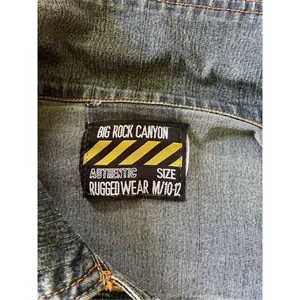 Vintage BIG ROCK CANYON Authentic Denim Stretch Jacket M Blue Size M thumbnail 2