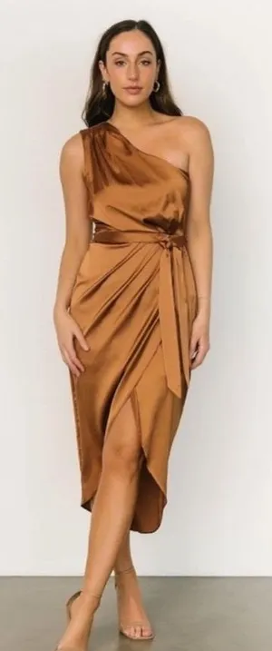 Baltic Born Midi Satin Dress thumbnail 1