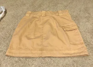 Urban Outfitters Mustard yellow cargo skirt never worn thumbnail 4