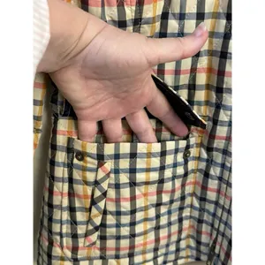 Talbots Quilted Blue‎ Pink Yellow Plaid Check Jacket Coat Zip Size XS Preppy thumbnail 7
